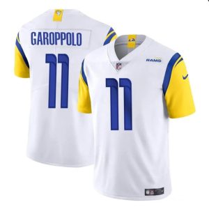 Los Angeles Rams #11 Jimmy Garoppolo White Vapor Untouchable Stitched Jersey