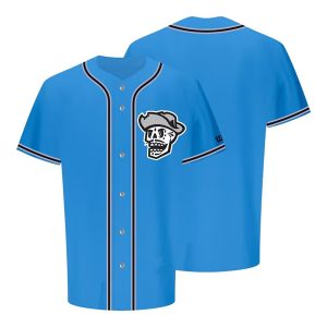 Las Vegas Reyes De Plata Blue Wilson Alternate Skull Stitched Jersey