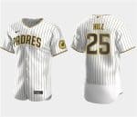 San Diego Padres #25 Tim Hill White Flex Base Stitched Jersey