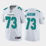 Miami Dolphins #73 Austin Jackson 2020 White Vapor Limited Stitched Jersey