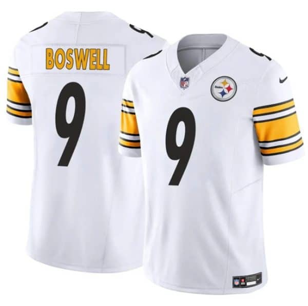 Pittsburgh Steelers #9 Chris Boswell White 2024 F.U.S.E. Vapor Untouchable Limited Stitched Jersey