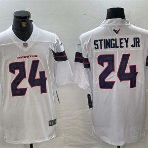 Houston Texans #24 Derek Stingley Jr. White Vapor Untouchable Football Stitched Jersey