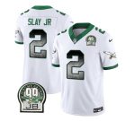 Philadelphia Eagles #2 Darius Slay JR White 2023 F.U.S.E. Throwback Vapor Untouchable Limited Stitched Jersey