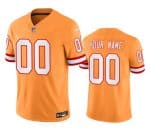 Tampa Bay Buccaneers Custom Orange Throwback Limited Stitched Jersey
