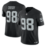 Las Vegas Raiders #98 Maxx Crosby Black 2023 F.U.S.E Vapor Untouchable Stitched Jersey