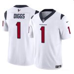 Houston Texans #1 Stefon Diggs White 2024 F.U.S.E Vapor Untouchable Limited Stitched Jersey