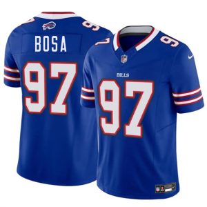 Buffalo Bills #97 Joey Bosa Blue 2025 F.U.S.E. Vapor Untouchable Limited Stitched Jersey