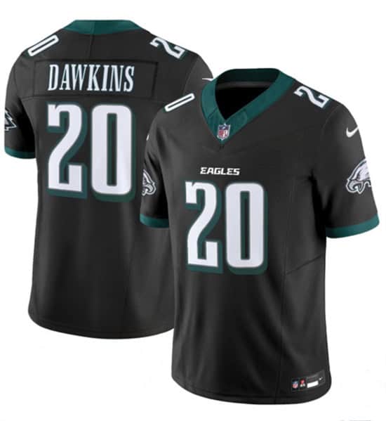 Philadelphia Eagles #20 Brian Dawkins Black 2024 New F.U.S.E. Vapor Untouchable Limited Jersey