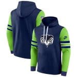 Seattle Seahawks Navy Green Pullover Hoodie