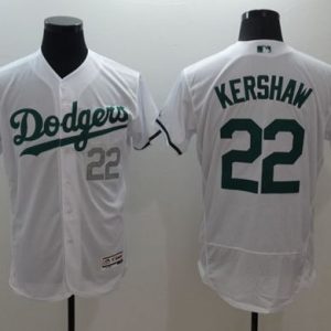 Dodgers #22 Clayton Kershaw White Celtic Flexbase Authentic Collection Stitched Jersey