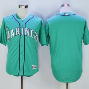 Mariners Blank Green New Cool Base Stitched Jersey