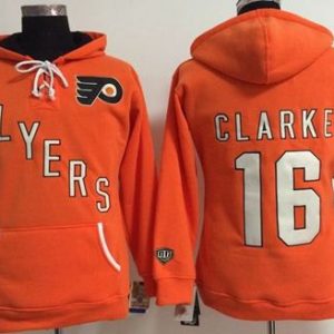 Philadelphia Flyers #16 Bobby Clarke Orange Old Time Heidi NHL Hoodie
