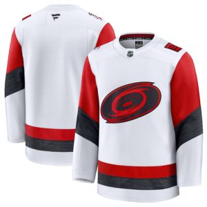 Carolina Hurricanes Blank White 2025 Away Stitched Jersey