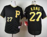 Pirates #27 Jung-Ho Kang Black Cool Base Stitched Jersey