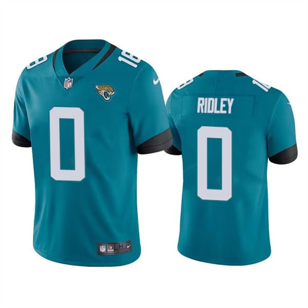 Jacksonville Jaguars #0 Calvin Ridley Teal Vapor Untouchable Limited Stitched Jersey