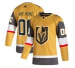 Vegas Golden Knights Custom Gold Stitched NHL Jersey