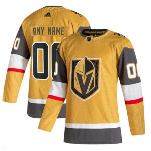 Vegas Golden Knights Custom Gold Stitched NHL Jersey