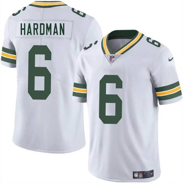 Green Bay Packers #6 Mecole Hardman White 2025 Vapor Untouchable Limited Stitched Jersey