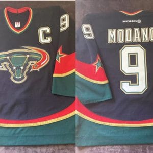Dallas Stars #9 Mooterus Modano Black Stitched Jersey