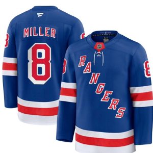 New York Rangers #8 J.T. Miller Royal 2024-25 Home Stitched Jersey