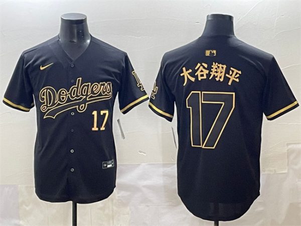 Los Angeles Dodgers #17 ´ó¹ÈÏèÆ½ Black Gold Limited Stitched Jersey