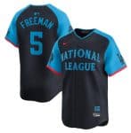 National League #5 Freddie Freeman Navy 2024 All-Star Limited Stitched Jersey