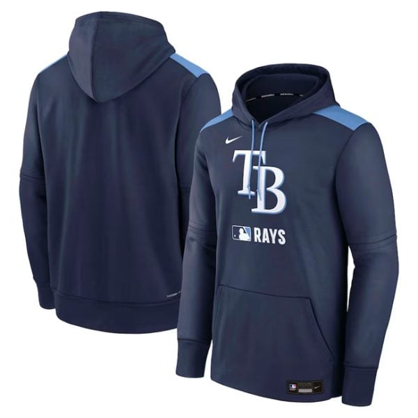 Tampa Bay Rays Navy Collection Performance Pullover Hoodie