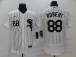 Chicago White Sox #88 Luis Rober White Flex Base Stitched Jersey