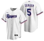 Texas Rangers #5 Corey Seager White Cool Base Stitched Baseball Jersey