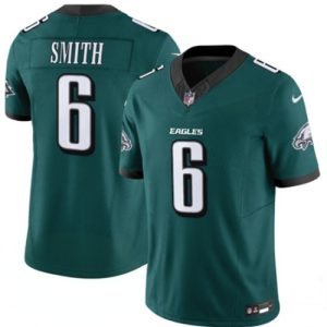 Philadelphia Eagles #6 DeVonta Smith Green 2024 New F.U.S.E. Vapor Untouchable Limited Jersey