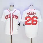 Red Sox #26 Wade Boggs White New Cool Base Stitched Jersey