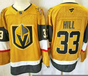 Vegas Golden Knights #33 Adin Hill Gold Authentic Jersey