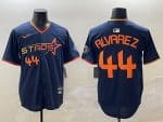 Houston Astros #44 Yordan Alvarez Navy 2025 City Connect Limited Stitched Jersey