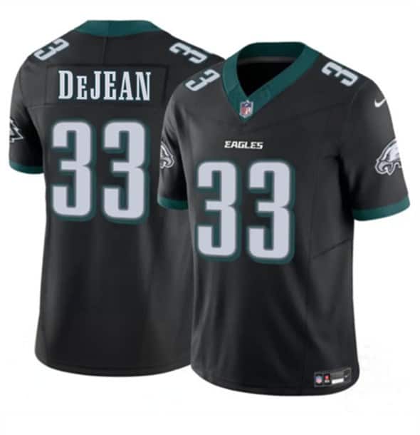 Philadelphia Eagles #33 Cooper DeJean Black 2024 New F.U.S.E. Vapor Untouchable Limited Stitched Jersey