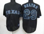 Rangers #29 Adrian Beltre Black Fashion Stitched Jersey