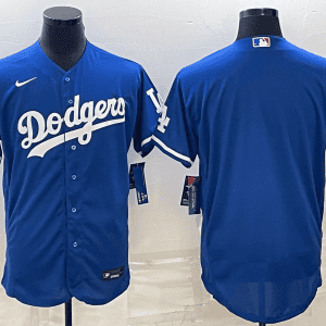 Los Angeles Dodgers Blank Blue Flex Base Stitched Jersey