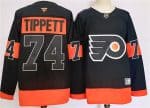 Philadelphia Flyers #74 Owen Tippett Black 2024 Stitched Jersey