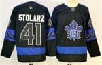 Toronto Maple Leafs #41 Anthony Stolarz Black 2024-25 Stitched Jersey