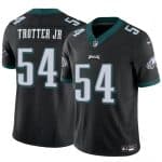 Philadelphia Eagles #54 Jeremiah Trotter Jr Black 2024 Draft F.U.S.E. Vapor Untouchable Limited Stitched Jersey