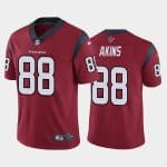 Houston Texans Red #88 Jordan Akins Vapor Untouchable Limited Stitched Jersey
