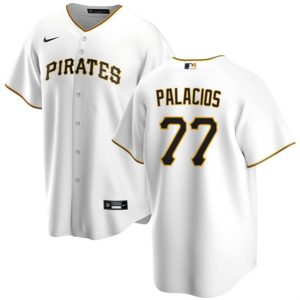 Pittsburgh Pirates #77 Joshua Palacios White Cool Base Stitched Jersey