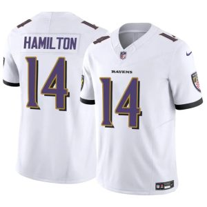 Baltimore Ravens #14 Kyle Hamilton White 2025 F.U.S.E. Vapor Limited Jersey