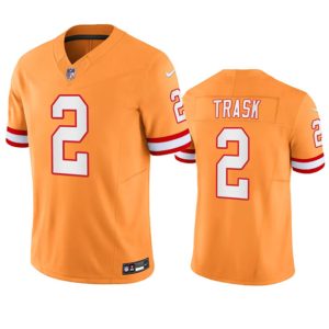 Tampa Bay Buccaneers #2 Kyle Trask Orange Throwback 2023 F.U.S.E. Limited Stitched Jersey