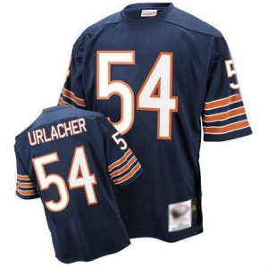 Mitchell And Ness Bears 54# Brian Urlacher Blue Stitched Throwback Jerseys