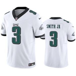 Philadelphia Eagles #3 Nolan Smith JR White 2023 F.U.S.E. Vapor Untouchable Stitched Jersey