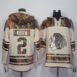 Blackhawks #2 Duncan Keith Cream Camo Stitched Jersey