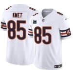 Chicago Bears #85 Cole Kmet White 2024 F.U.S.E. With 1-Star C Patch Vapor Untouchable Limited Stitched Jersey
