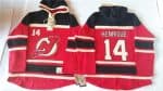 Devils #14 Adam Henrique Red Sawyer Hooded Sweatshirt Stitched Jersey
