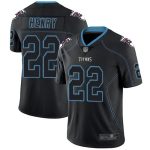 Tennessee Titans #22 Derrick Henry Black Lights Out Stitched Jersey