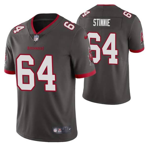 Tampa Bay Buccaneers #64 Aaron Stinnie Gray Vapor Untouchable Limited Stitched Jersey